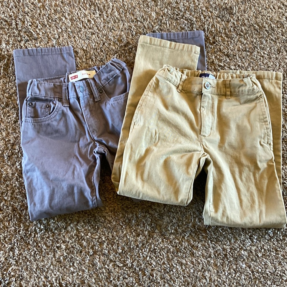 Boys dress pants. 2 pair
